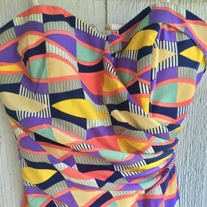 NWT! Lavender Brown • Geometric Print Dress 👗